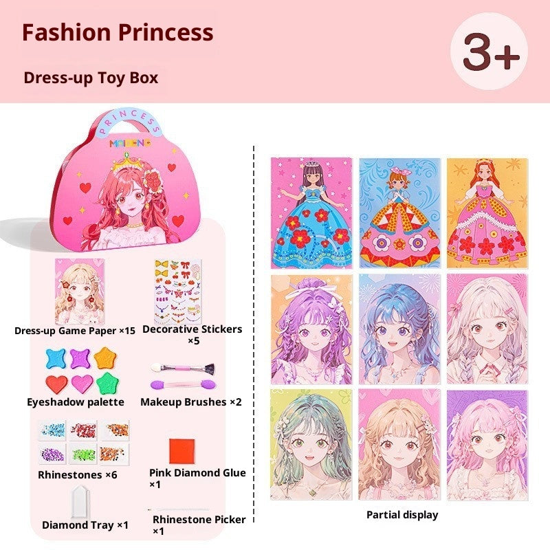 Princess Makeup Bag DIY Sticker Set