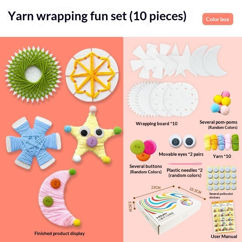 Kids Yarn Wrapping DIY Craft Kit