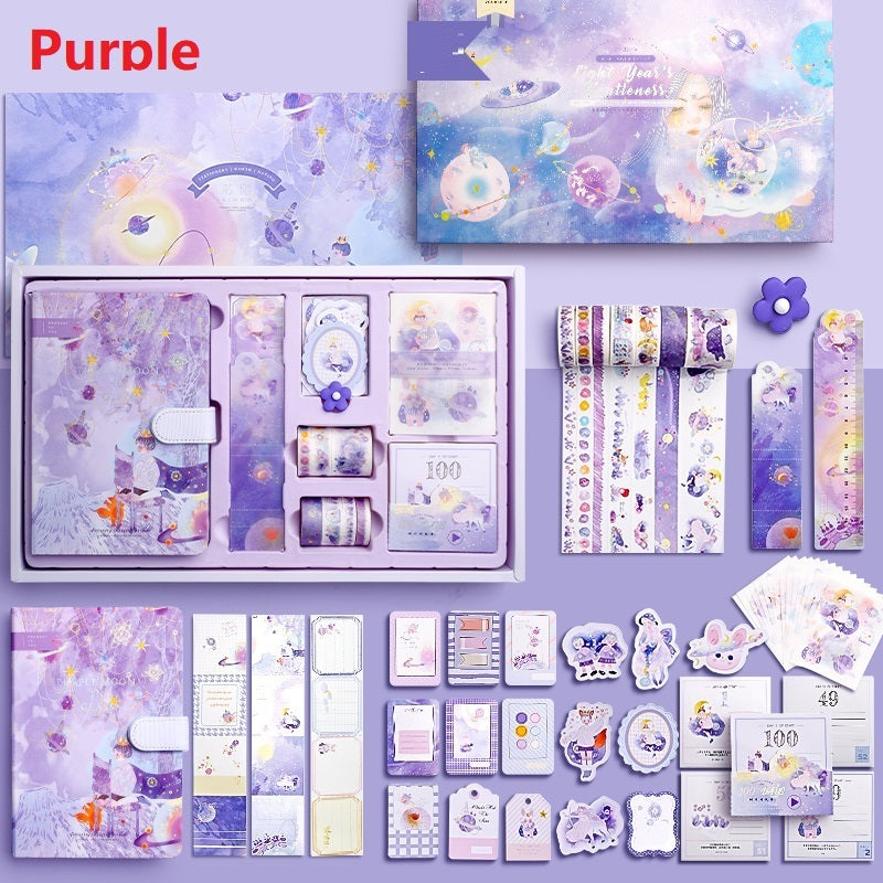 Antique-Style Hand Ledger Stationery Gift Set – Vintage Writing Gift Box