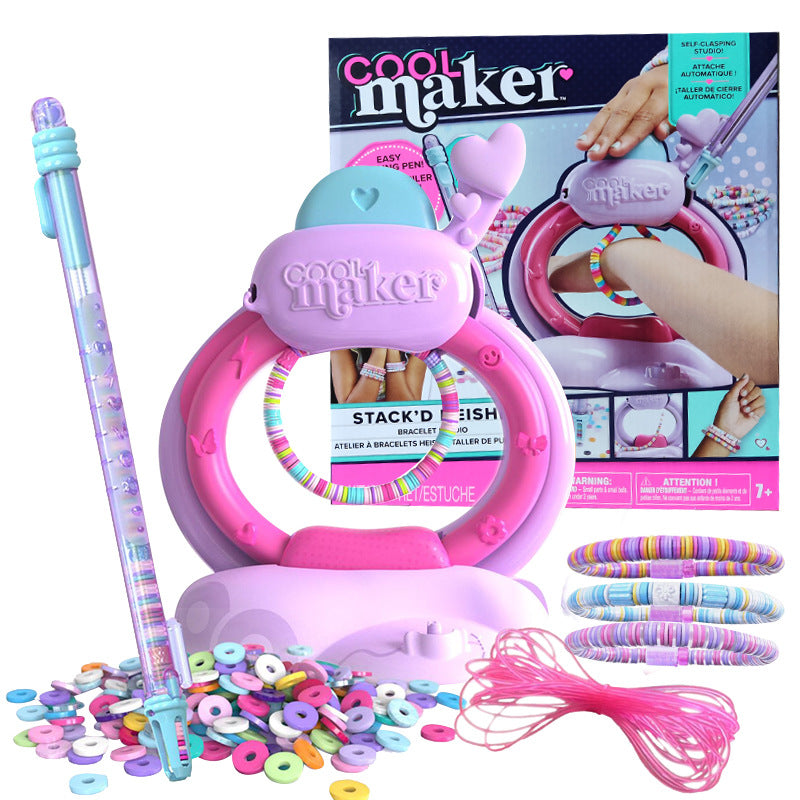 Handmade Weaving Toy for Girls, Birthday Gift DIY Bracelet Maker