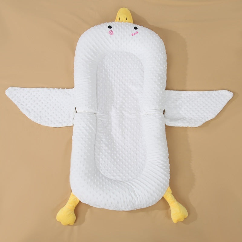 Newborn Anti-pressure Floor Wake-up Artifact Anti-chocking Sleeping Mattress Big White Geese