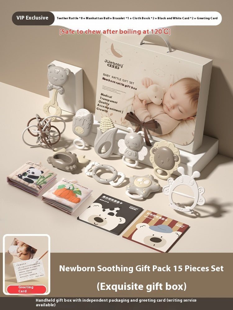Newborn Baby Gift Box Supplies Early Education Set for 0–6 Months