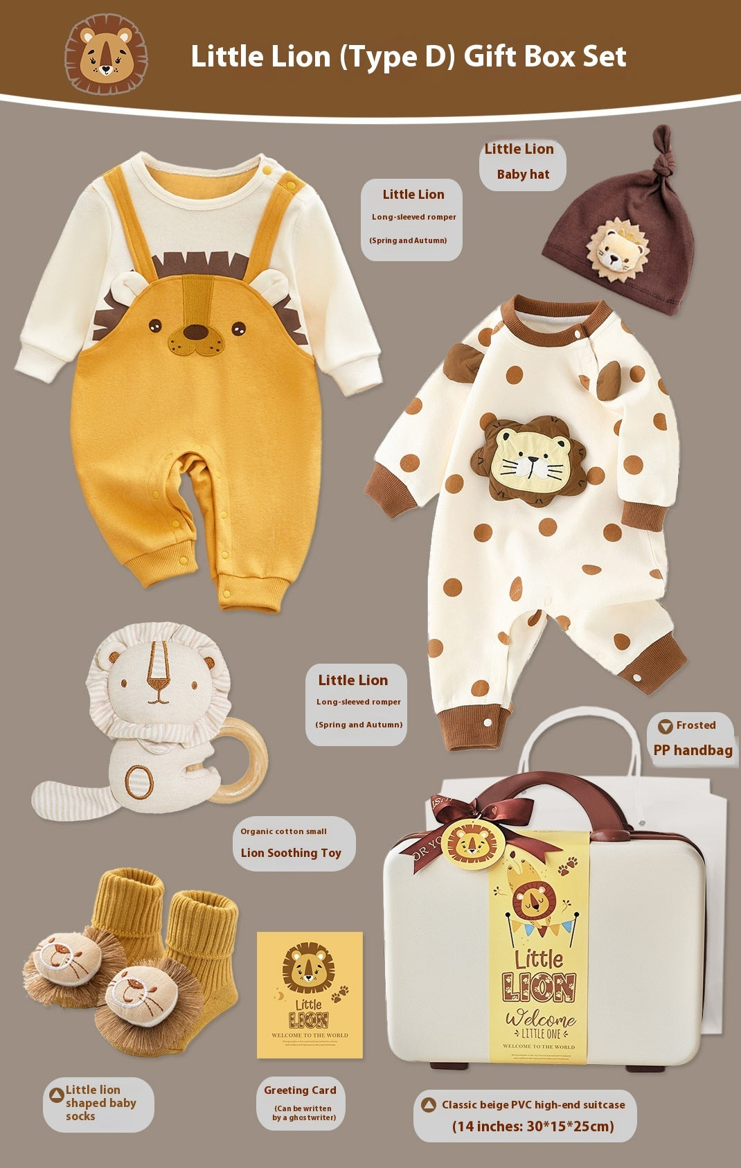 Baby Gift Box Set Little Lion Knitted Sweater