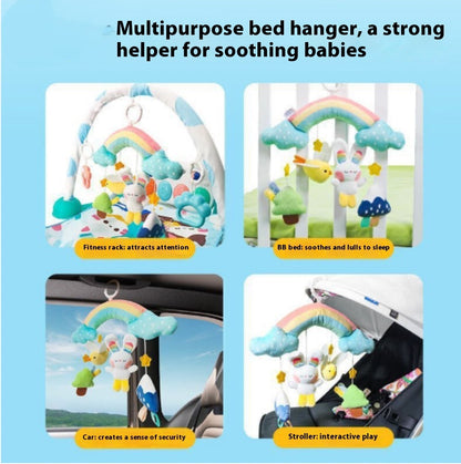 Newborn Soothing Rattle Teether Baby Early Educational Toy Gift