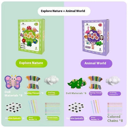 Children's Sewing Fun Toy Baby Handmade Cute Doll Pendant