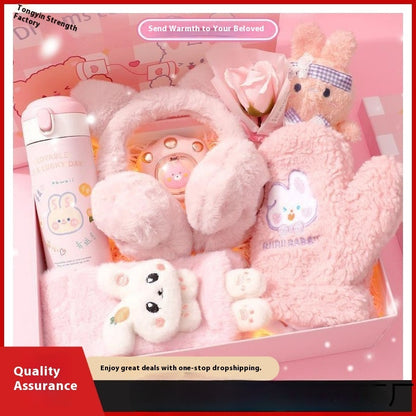 Christmas Winter Gift Box for Girls-Practical Warm Set for Students