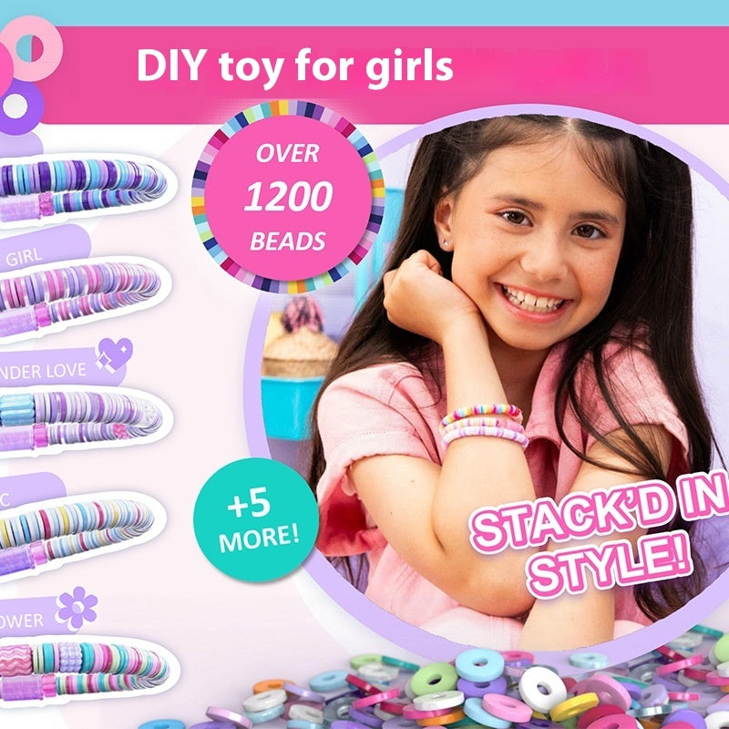 Handmade Weaving Toy for Girls, Birthday Gift DIY Bracelet Maker