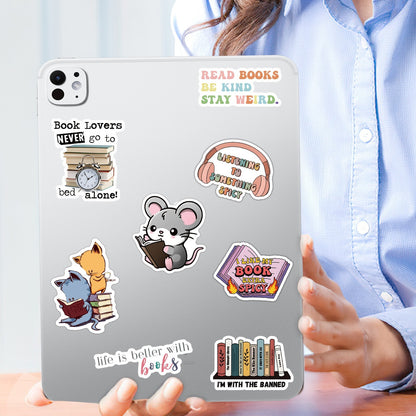 324PCS Bookish Vinyl Sticker Pack Aesthetic Book Lover and Booktok Gift Set