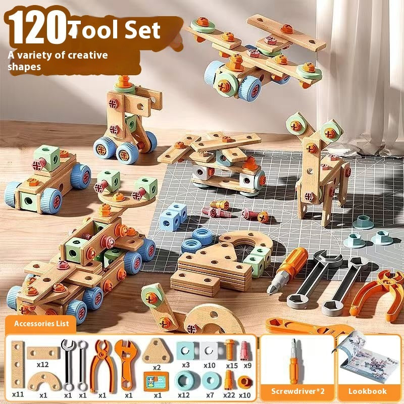 Children's Screw Toy Assembly And Disassembly Educational Concentration Boy