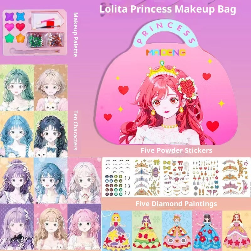 Princess Makeup Bag DIY Sticker Set