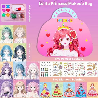 Princess Makeup Bag DIY Sticker Set