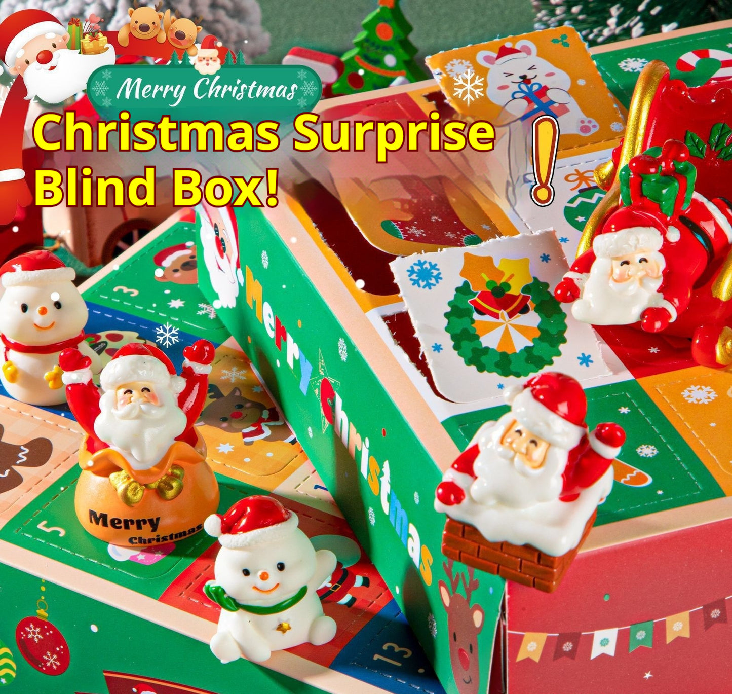 Christmas Blind Box Gift Peek-a-boo Toy