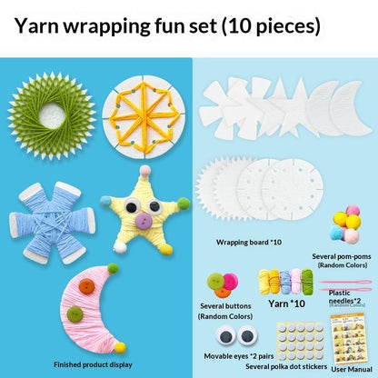 Kids Yarn Wrapping DIY Craft Kit