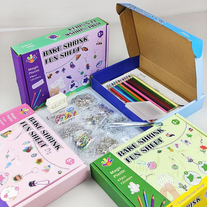 Children’s Shrink Film Art Craft Set