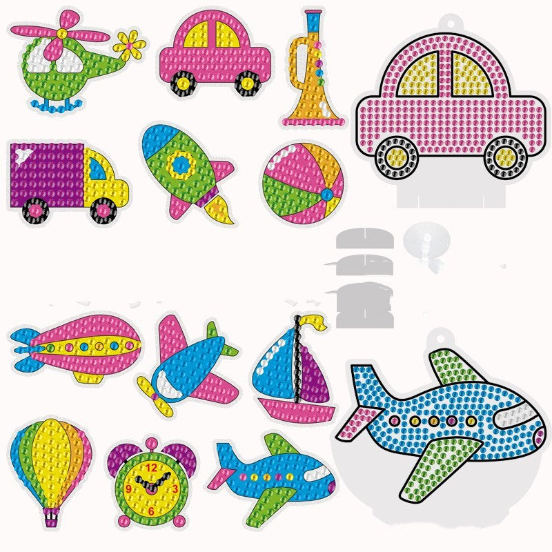Diamond Painting Notepaper Laser Children's Stickers