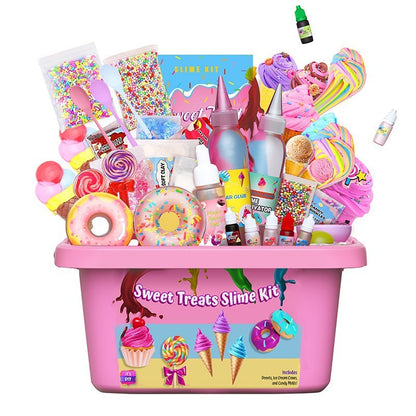 Girl Bubble Glue Crystal Mud Play Set