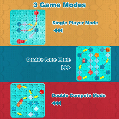 Kids Logical Road Builder Puzzle Montessori STEM Learning Toy for Ages 3–8