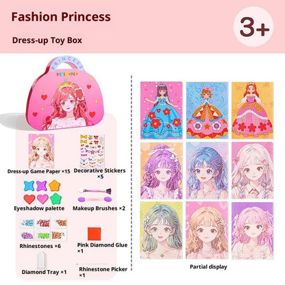 Princess Makeup Bag DIY Sticker Set