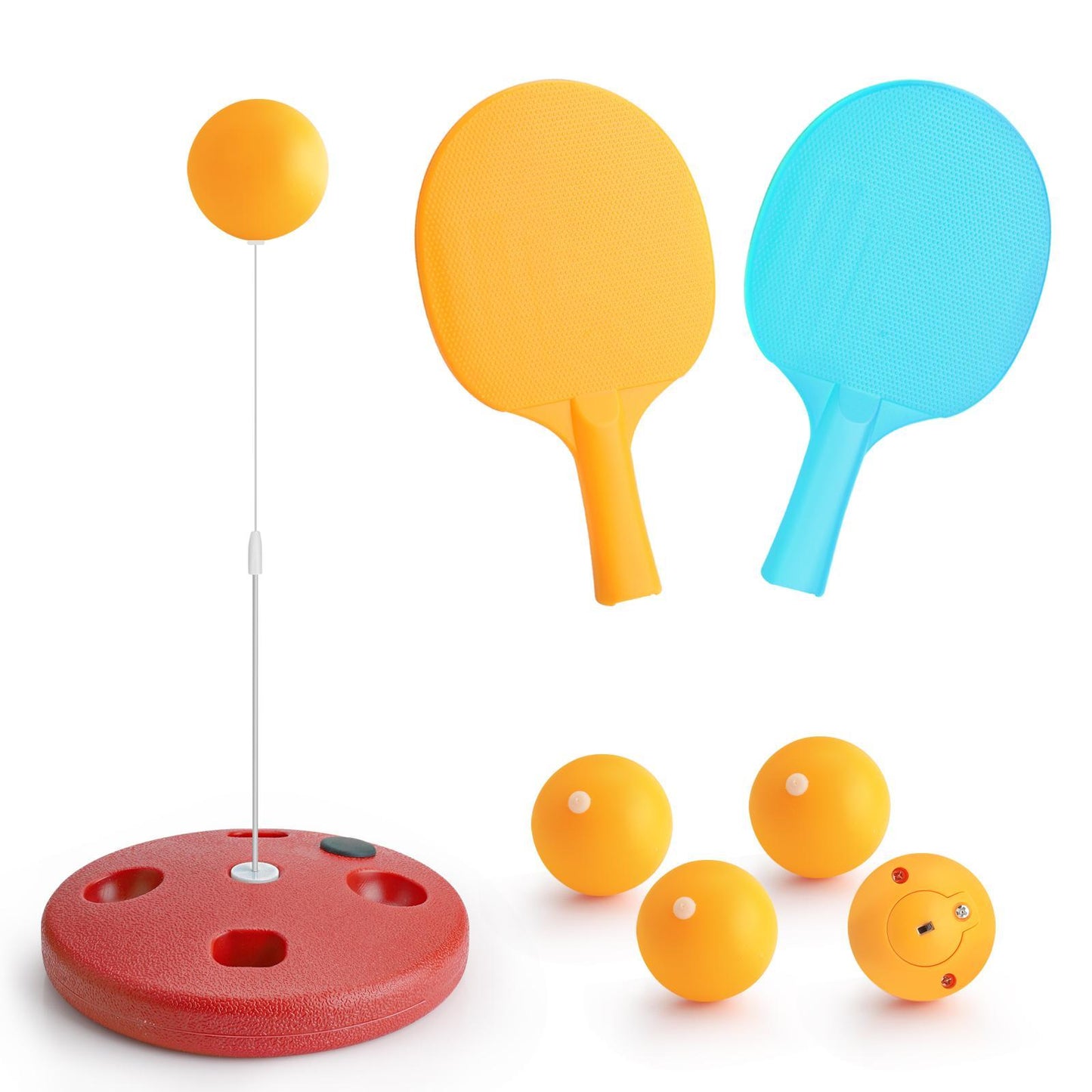 Glowing Ping-Pong Set - The Luminous Delight Of Night Games With Flashing Lights And Endless Laughter