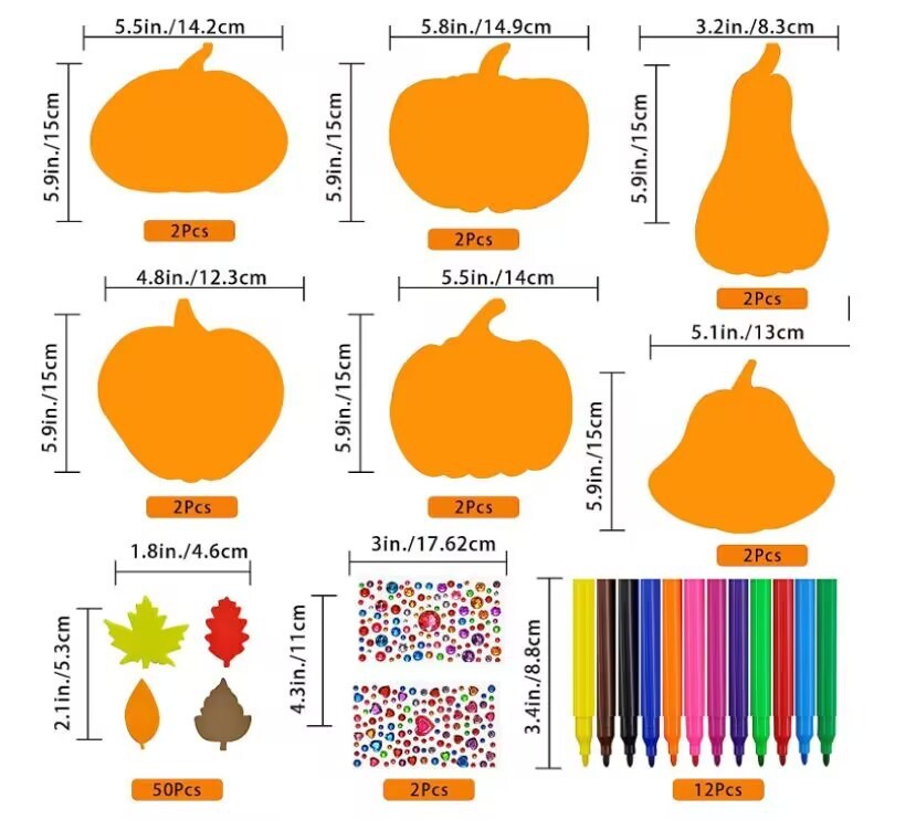 24 PCs Christmas Foam Stickers Suit DIY Decoration