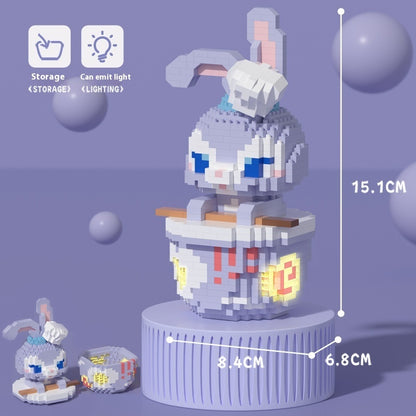 Compatible With Cartoon Doll Micro Particle Building Blocks