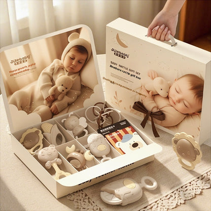 Newborn Baby Gift Box Supplies Early Education Set for 0–6 Months