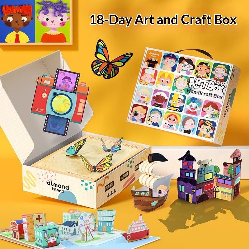 Kids Creative DIY Craft Art Box Gift Set