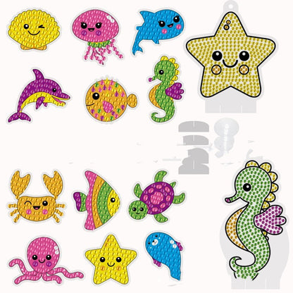 Diamond Painting Notepaper Laser Children's Stickers