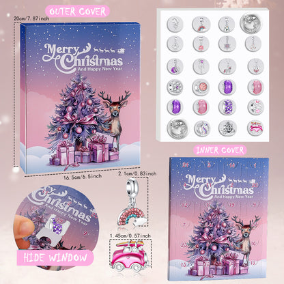 Kids Christmas DIY Bracelet and Pendant Making Set for Girls