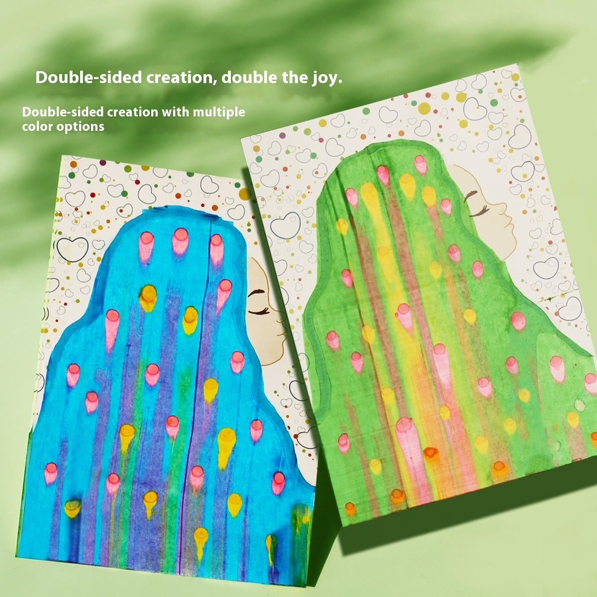 Children's Happy Scratch Painting Graffiti Painting Kit Washed Baby Handmade Diy