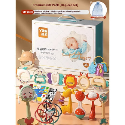 Baby Hand Cranked Bell Toy Newborn Meeting Gift Box Birthday Gift