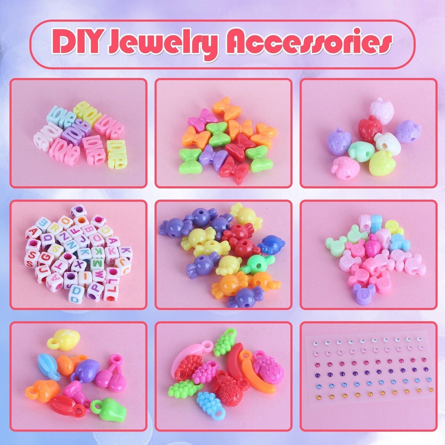 2025 DIY Charm Bracelet Kit for Girls