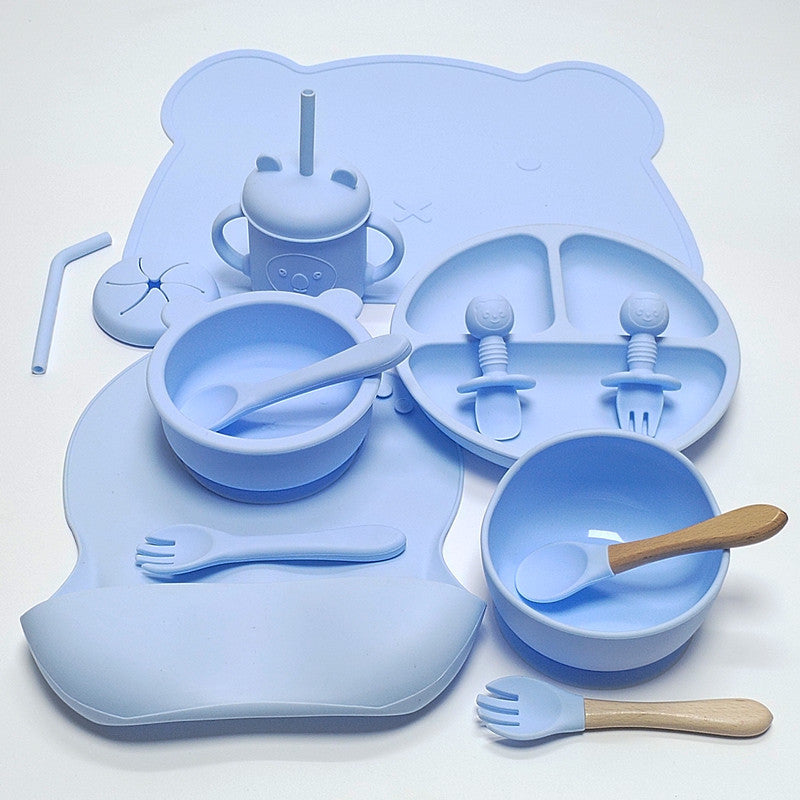 Creative Cartoon Silicone Infant Dinner Plate