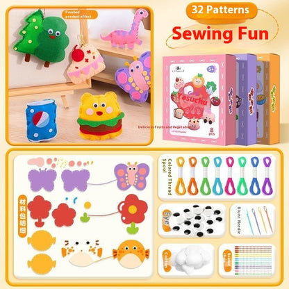 Children's Sewing Fun Toy Baby Handmade Cute Doll Pendant