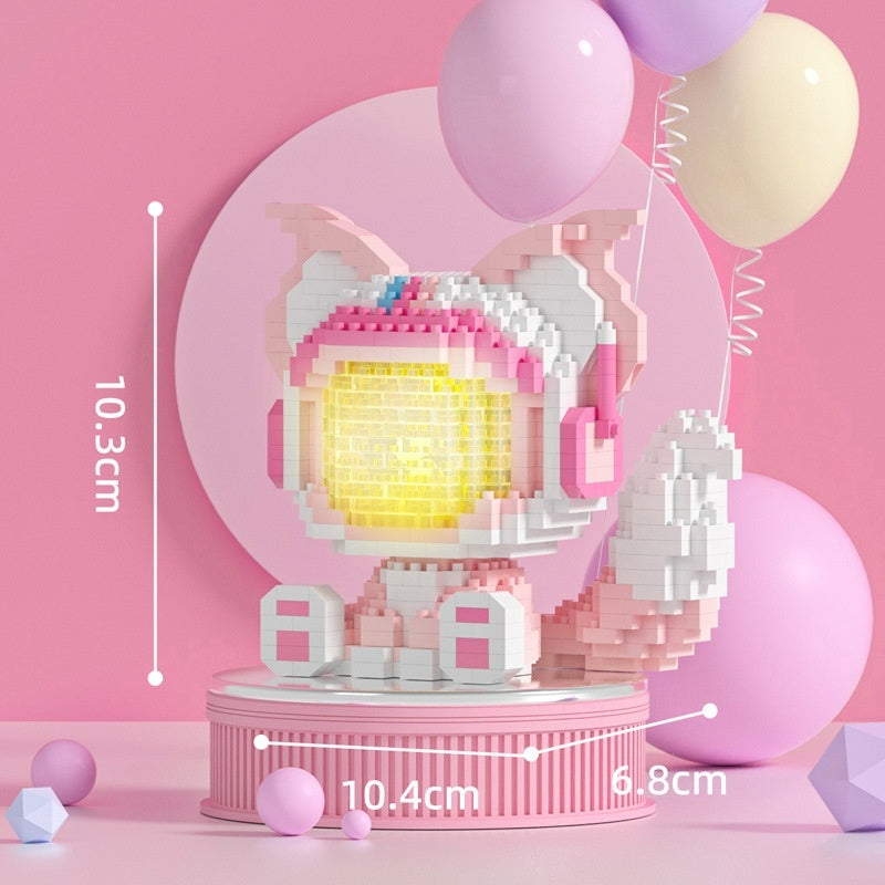 Compatible With Cartoon Doll Micro Particle Building Blocks