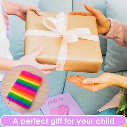 Rainbow Plush A5 Notebook Cute Princess Journal Gift for Girls