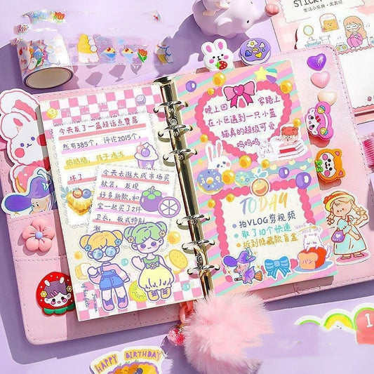 Hand Account Book Set Tool Cute Style Notebook