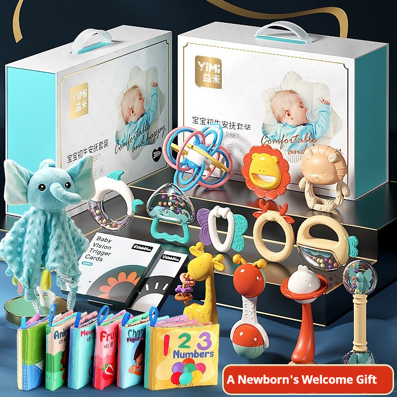 Baby Hand Cranked Bell Toy Newborn Meeting Gift Box Birthday Gift