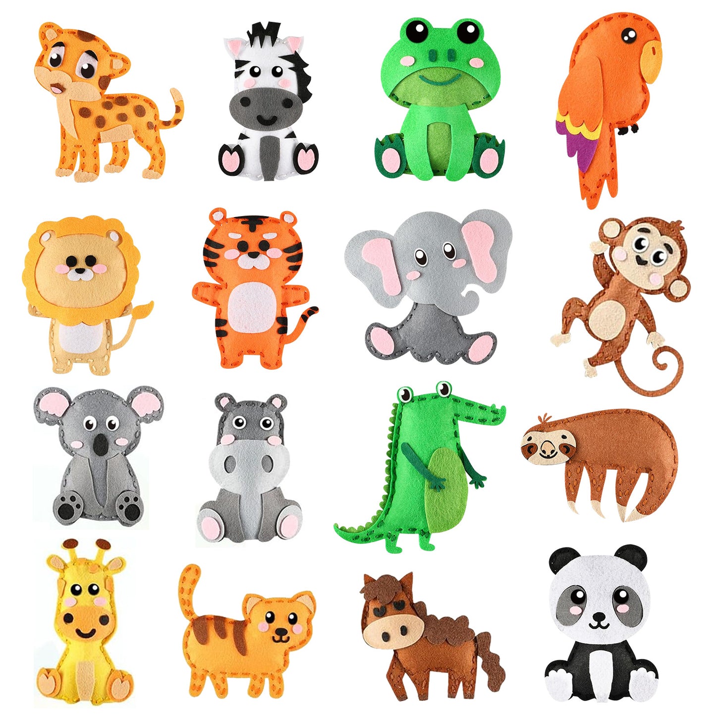 Kids’ DIY Felt Sewing Craft Educational Kit