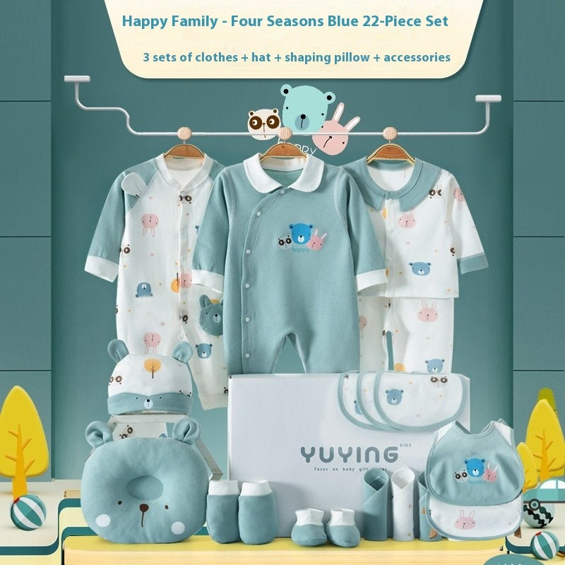 Clothes For Babies Spring And Autumn Gift Set