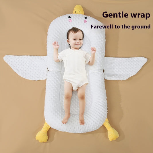 Newborn Anti-pressure Floor Wake-up Artifact Anti-chocking Sleeping Mattress Big White Geese