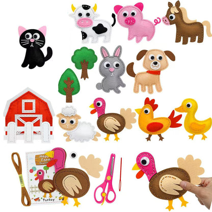 Kids’ DIY Felt Sewing Craft Educational Kit