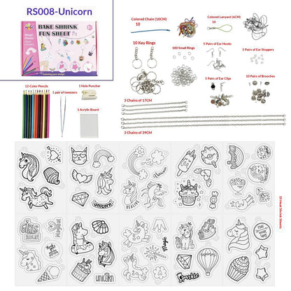 Children’s Shrink Film Art Craft Set