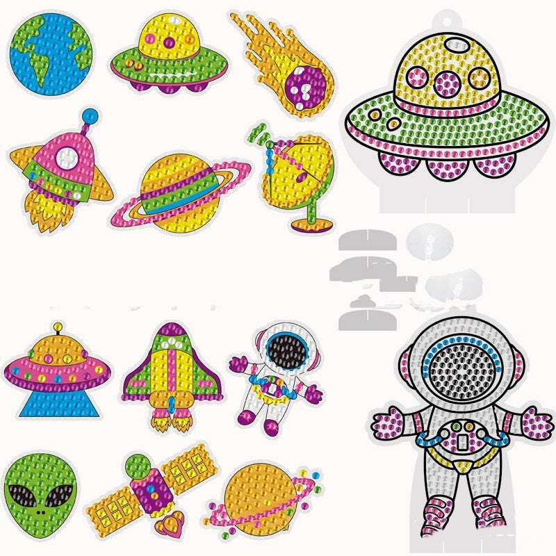 Diamond Painting Notepaper Laser Children's Stickers