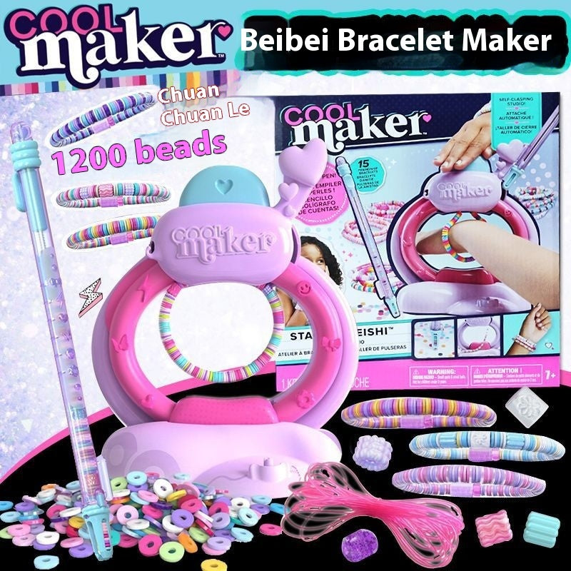 Handmade Weaving Toy for Girls, Birthday Gift DIY Bracelet Maker