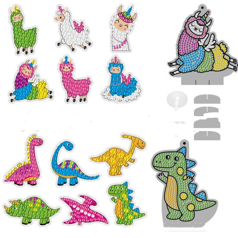 Diamond Painting Notepaper Laser Children's Stickers