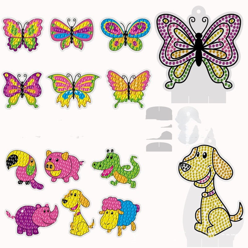 Diamond Painting Notepaper Laser Children's Stickers