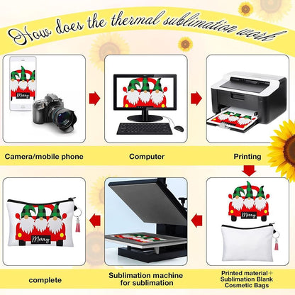 Paintable Canvas Pouch Set with Letter Charms and Chains for DIY Crafts