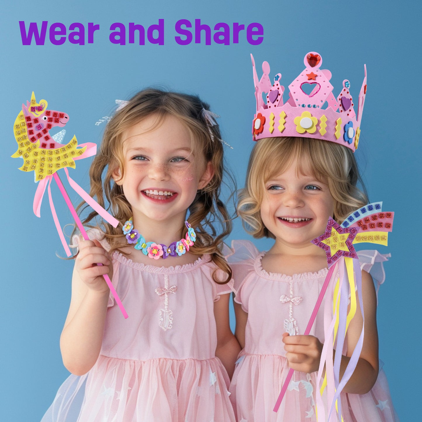 DIY Crown and Mirror Costume Craft Set