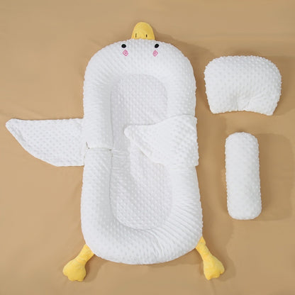 Newborn Anti-pressure Floor Wake-up Artifact Anti-chocking Sleeping Mattress Big White Geese